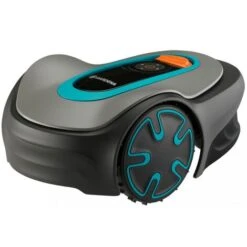 GARDENA Mähroboter SILENO Minimo 250m² ,grau/türkis, Li-Ionen Akku 2,1Ah