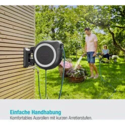 Gardena Wand-Schlauchbox RollUp M/L (weiß) 25 M -Garten Care Geschaft 95177955 4