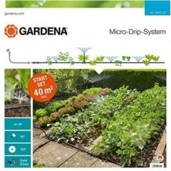 Gardena 13015-20 Micro-Drip-System Start Set Pflanzflächen Für 40 M²
